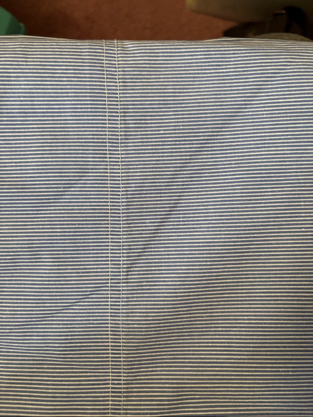 Polo by Ralph Lauren Navy and White Pinstripe Sheet Twin 100% Cotton